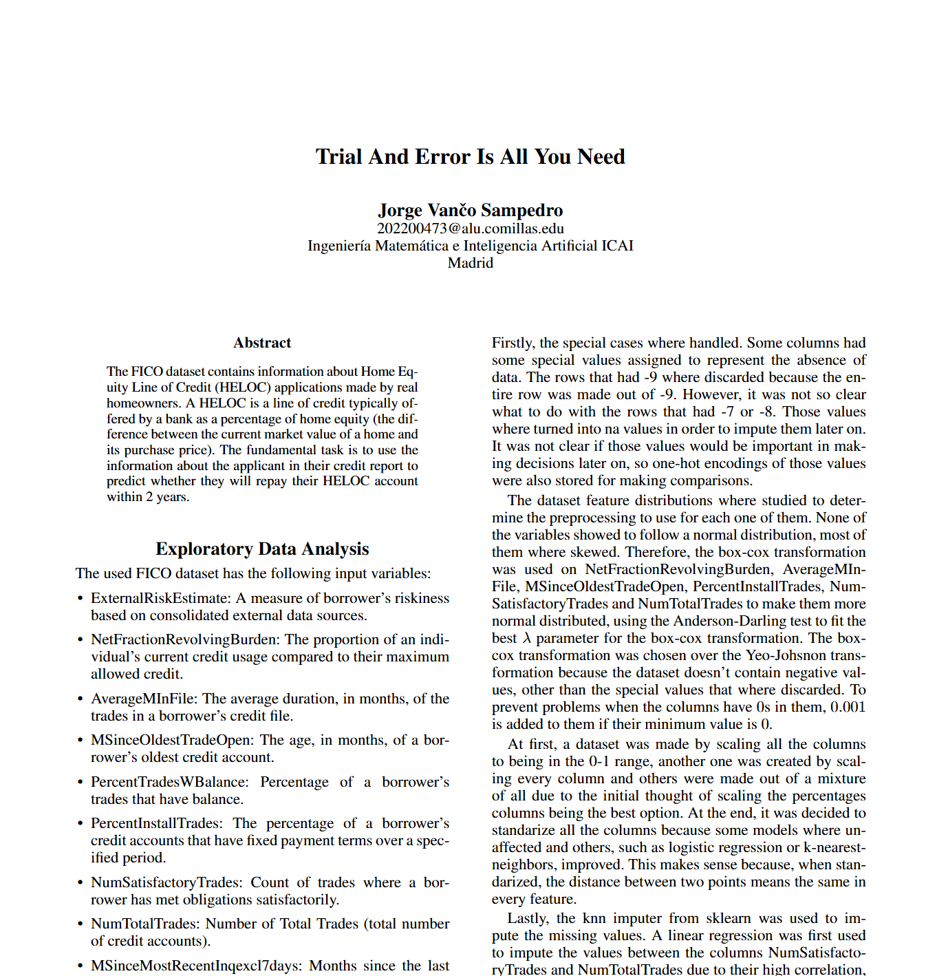 HELOC Repayment Prediction